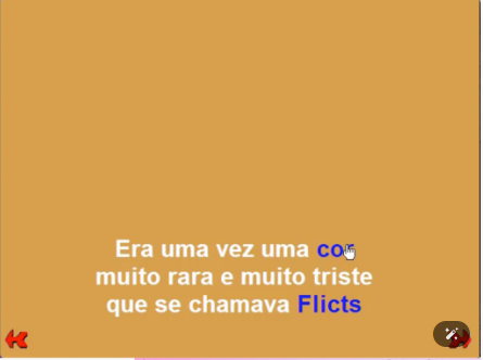 Menu de um sistema